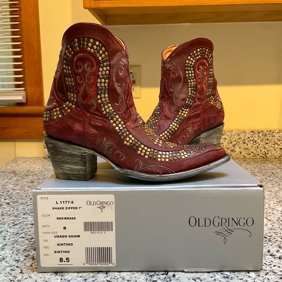 Old Gringo Snake Zipper Boots 